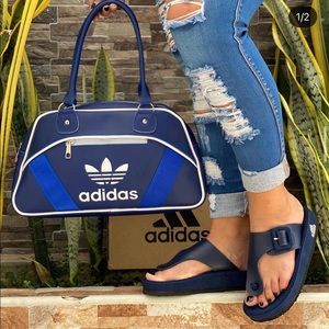 Matching Adidas Purse and Sandals